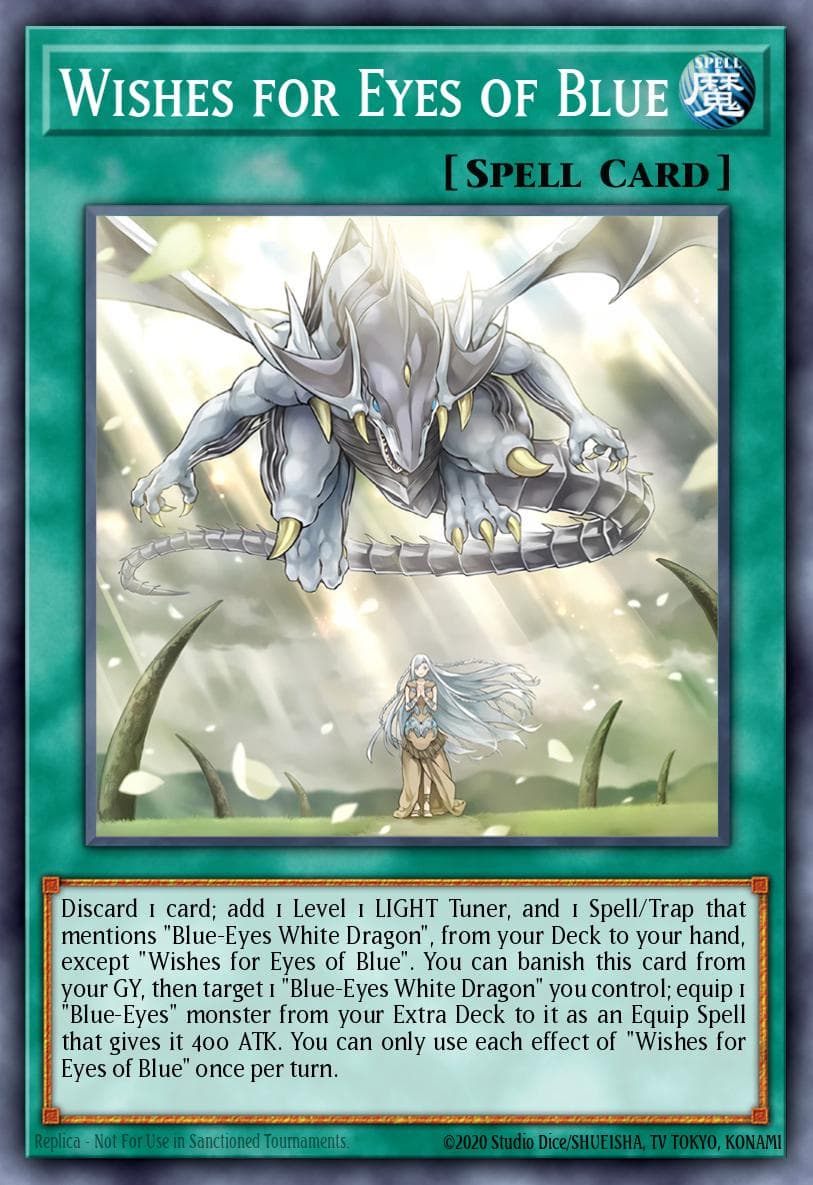 Wishes for Eyes of Blue Structure Deck: Blue-Eyes White Destiny card