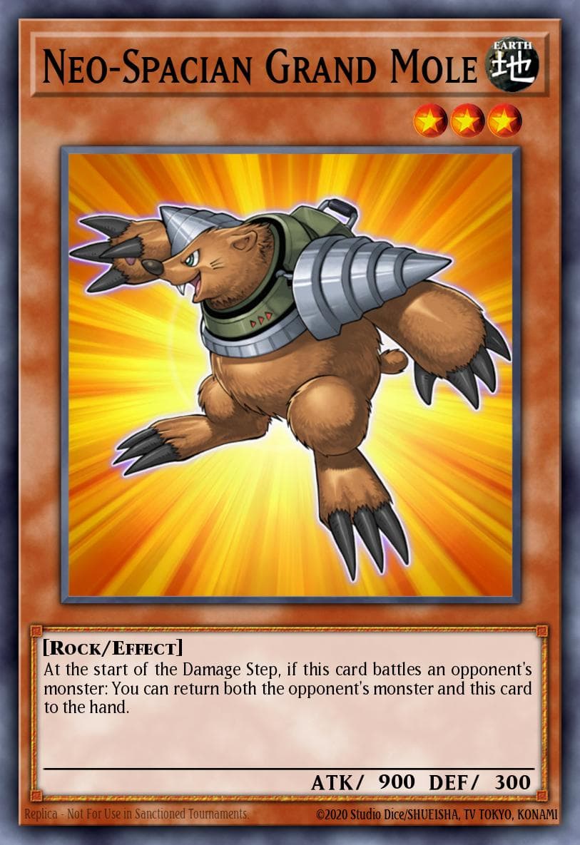 Neo-Spacian Grand Mole HERO Strike Structure Deck card