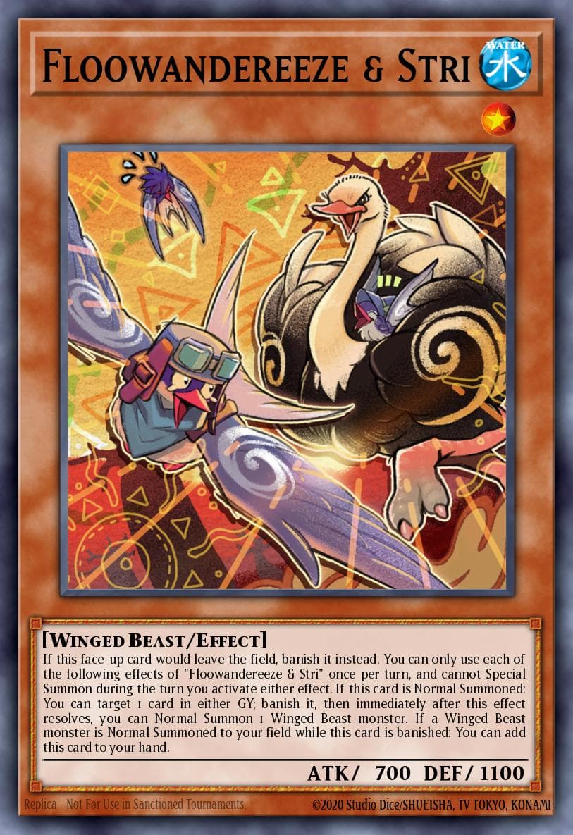 Floowandereeze & Stri Burst of Destiny card