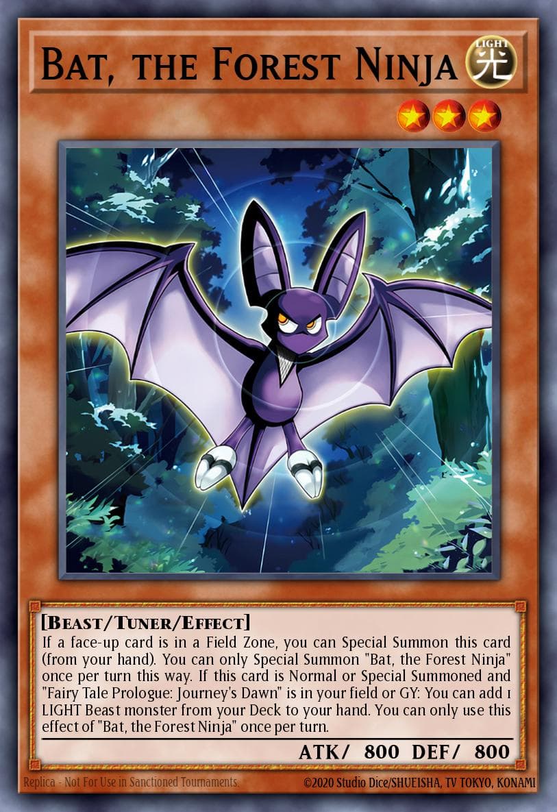 Bat, the Forest Ninja Battles of Legend: Monster Mayhem card