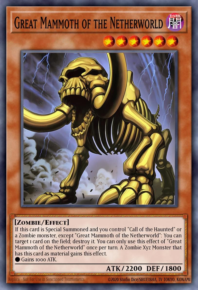Great Mammoth of the Netherworld Maze of Muertos card