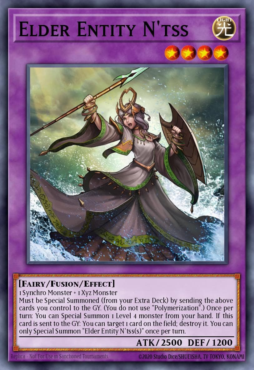 Elder Entity N'tss 25th Anniversary Rarity Collection card
