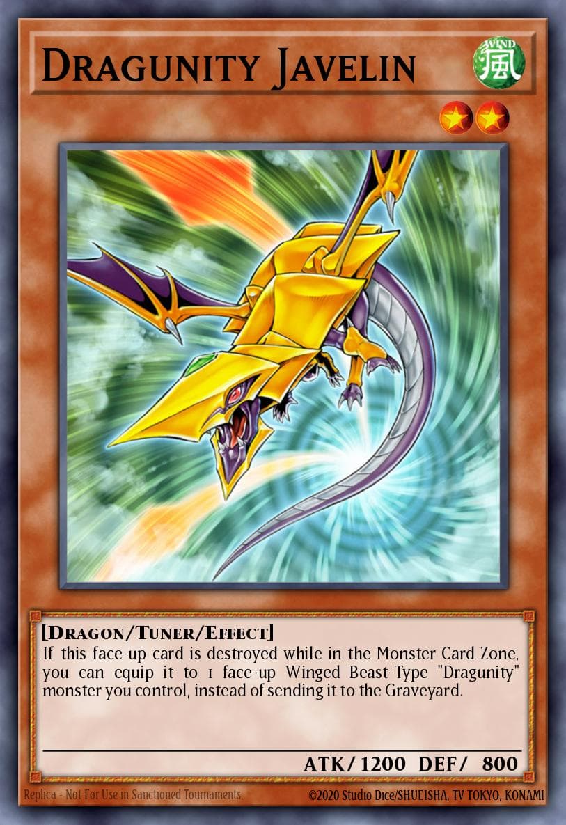 Dragunity Javelin Dragunity Legion Structure Deck card