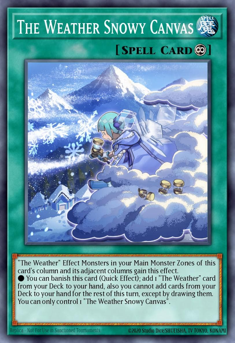 The Weather Snowy Canvas Maximum Gold: El Dorado card