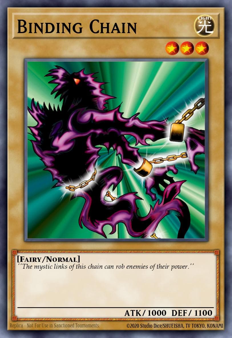 Binding Chain 遊戲王 card
