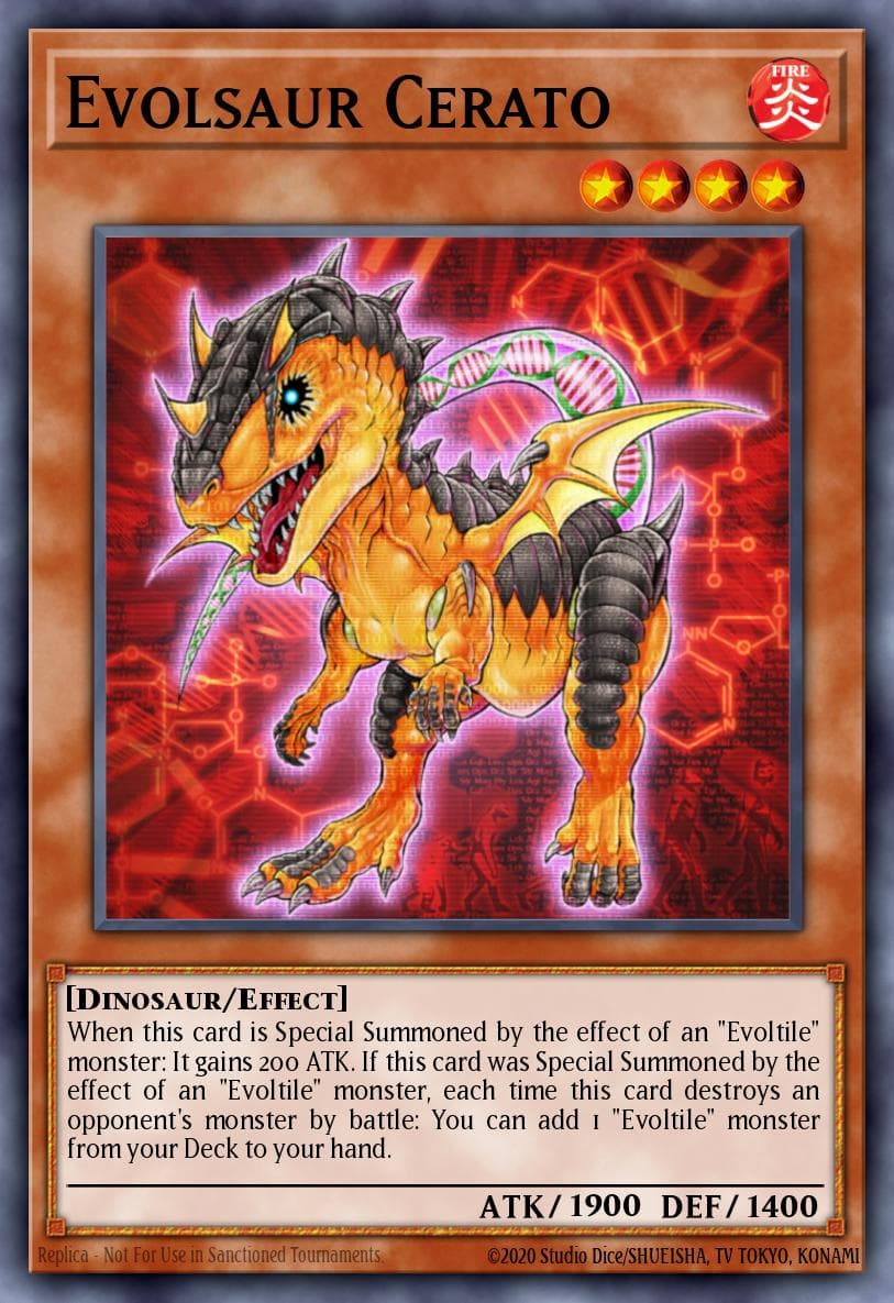 Evolsaur Cerato Photon Shockwave Sneak Peek Participation Card card
