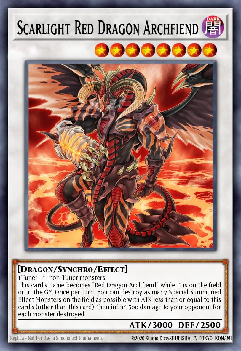 Scarlight Red Dragon Archfiend Dimension of Chaos: Special Edition card