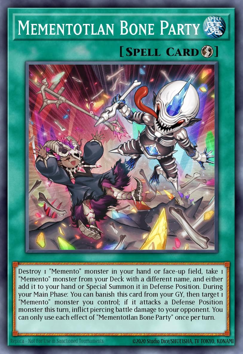 Mementotlan Bone Party Valiant Smashers card