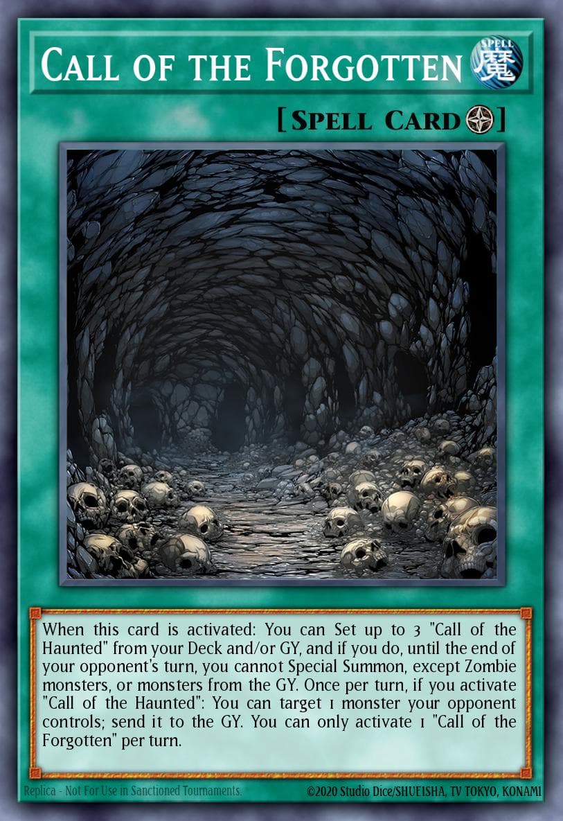 Call of the Forgotten Maze of Muertos card