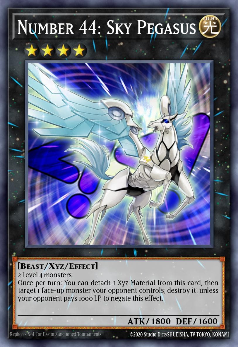 Number 44: Sky Pegasus Number Hunters card