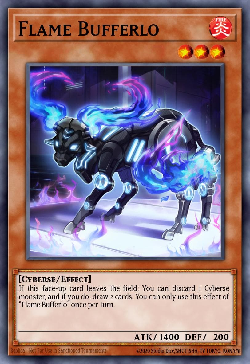 Flame Bufferlo Structure Deck: Powercode Link card