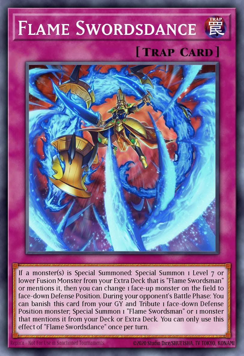 Flame Swordsdance Maze of Millennia card