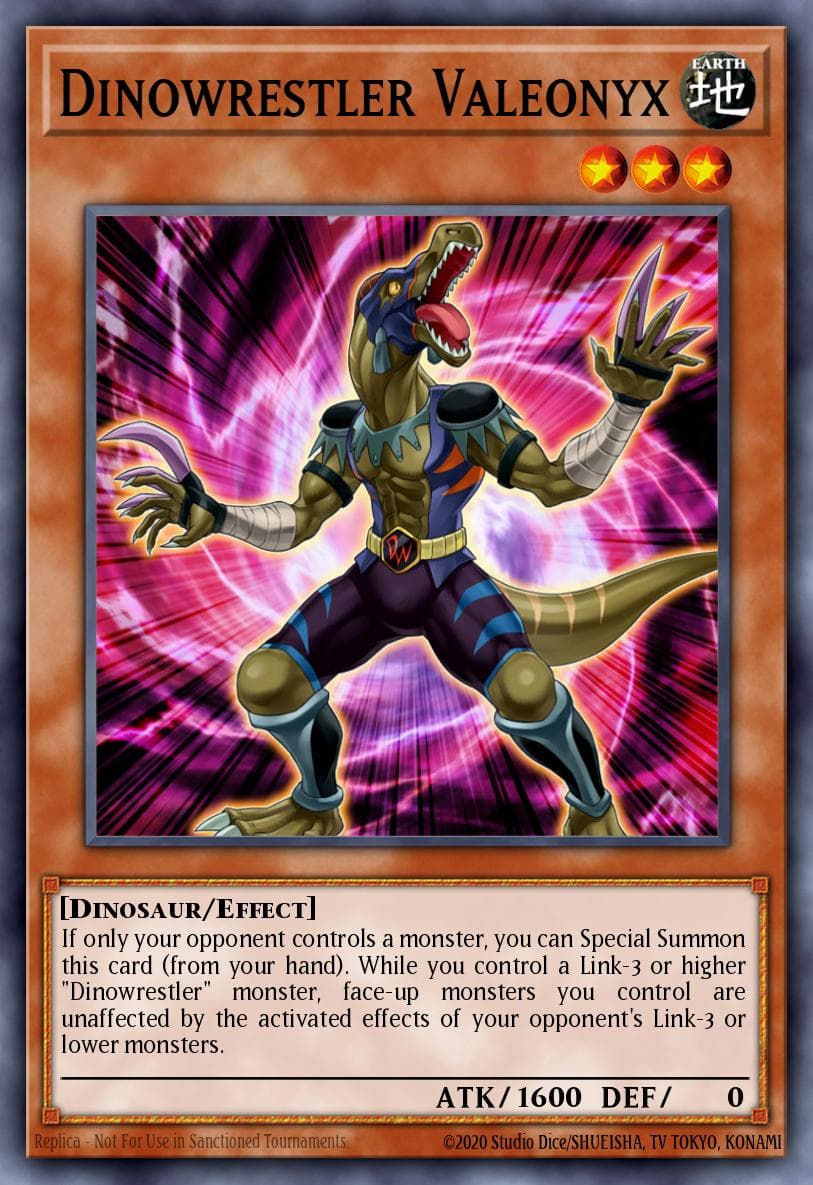 Dinowrestler Valeonyx 2020 Tin of Lost Memories Mega Pack card