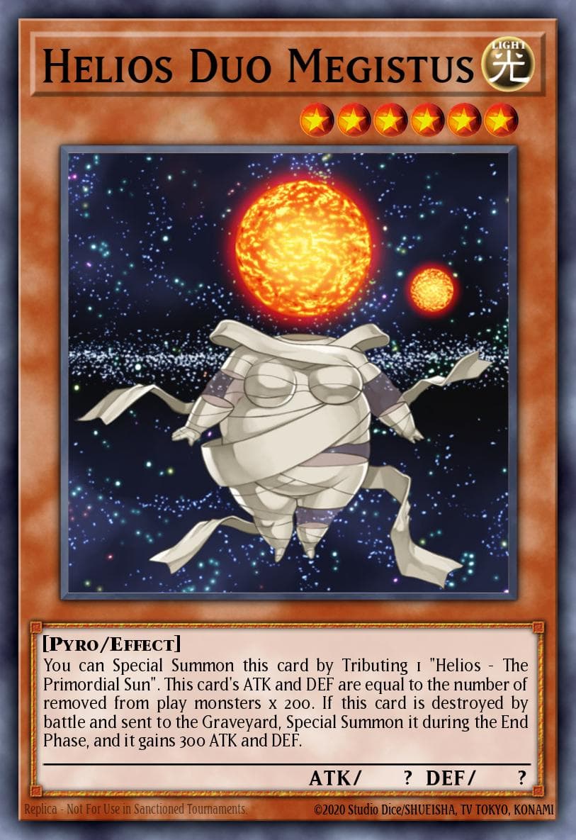 Helios Duo Megistus Yu-Gi-Oh! Ultimate Masters: World Championship Tournament 2006 promotional cards card