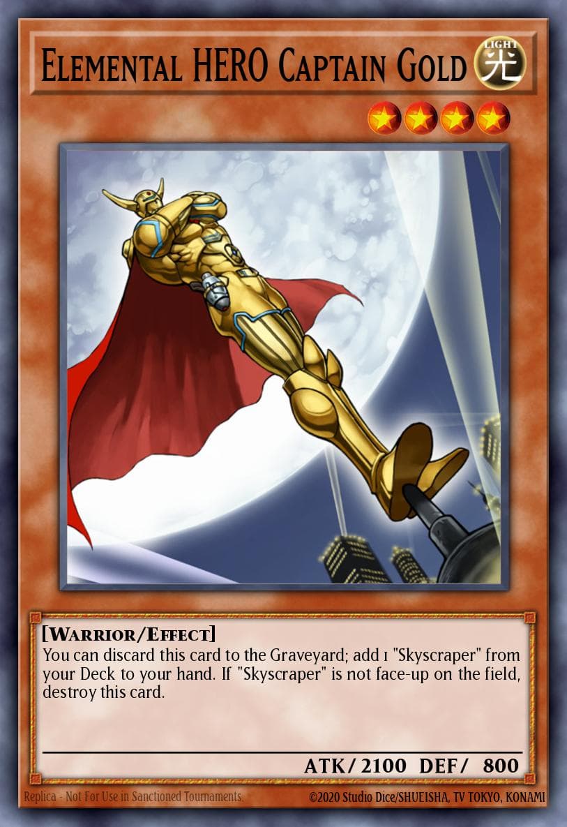 Elemental HERO Captain Gold Force of the Breaker: Special Edition card