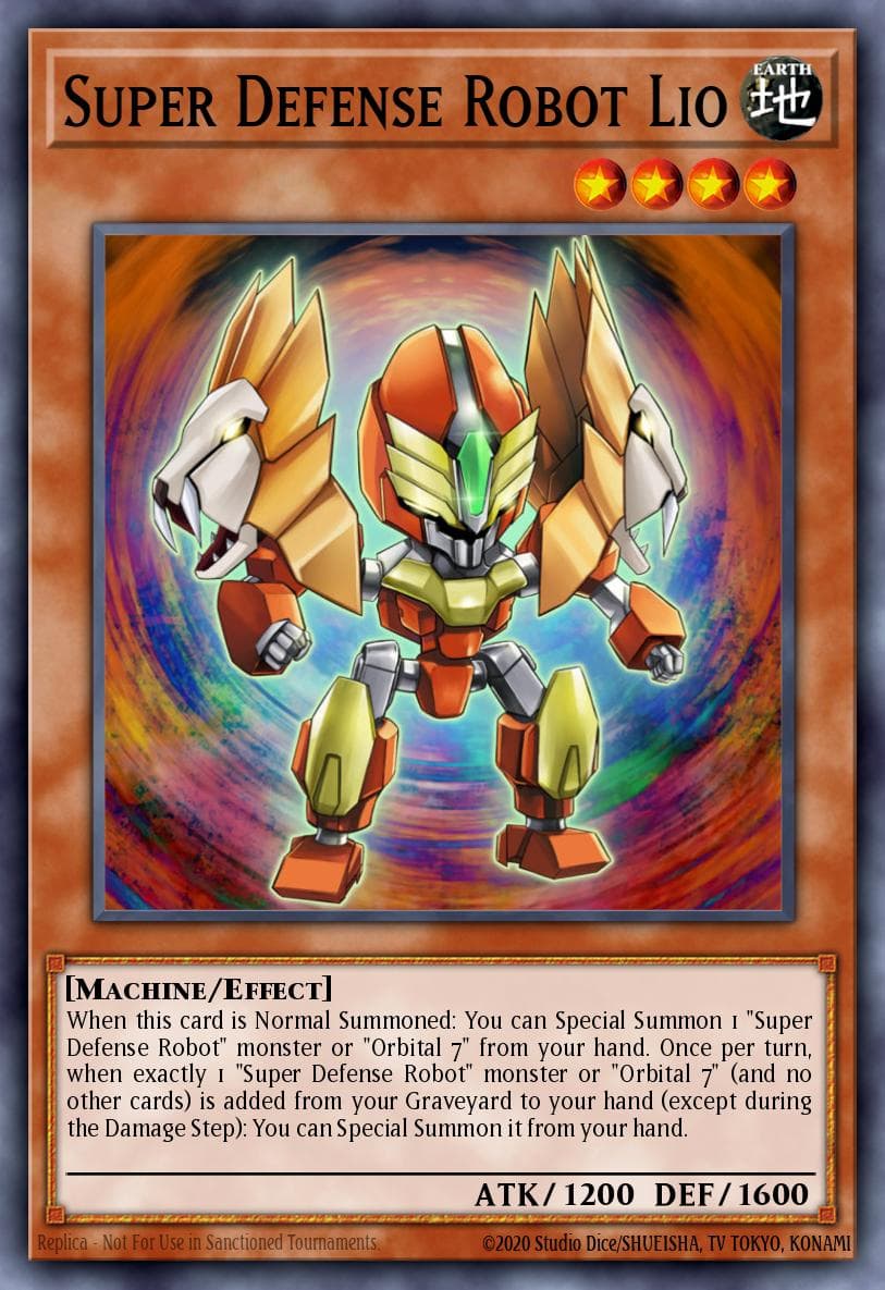 Super Defense Robot Lio 2014 Mega-Tin Mega Pack card