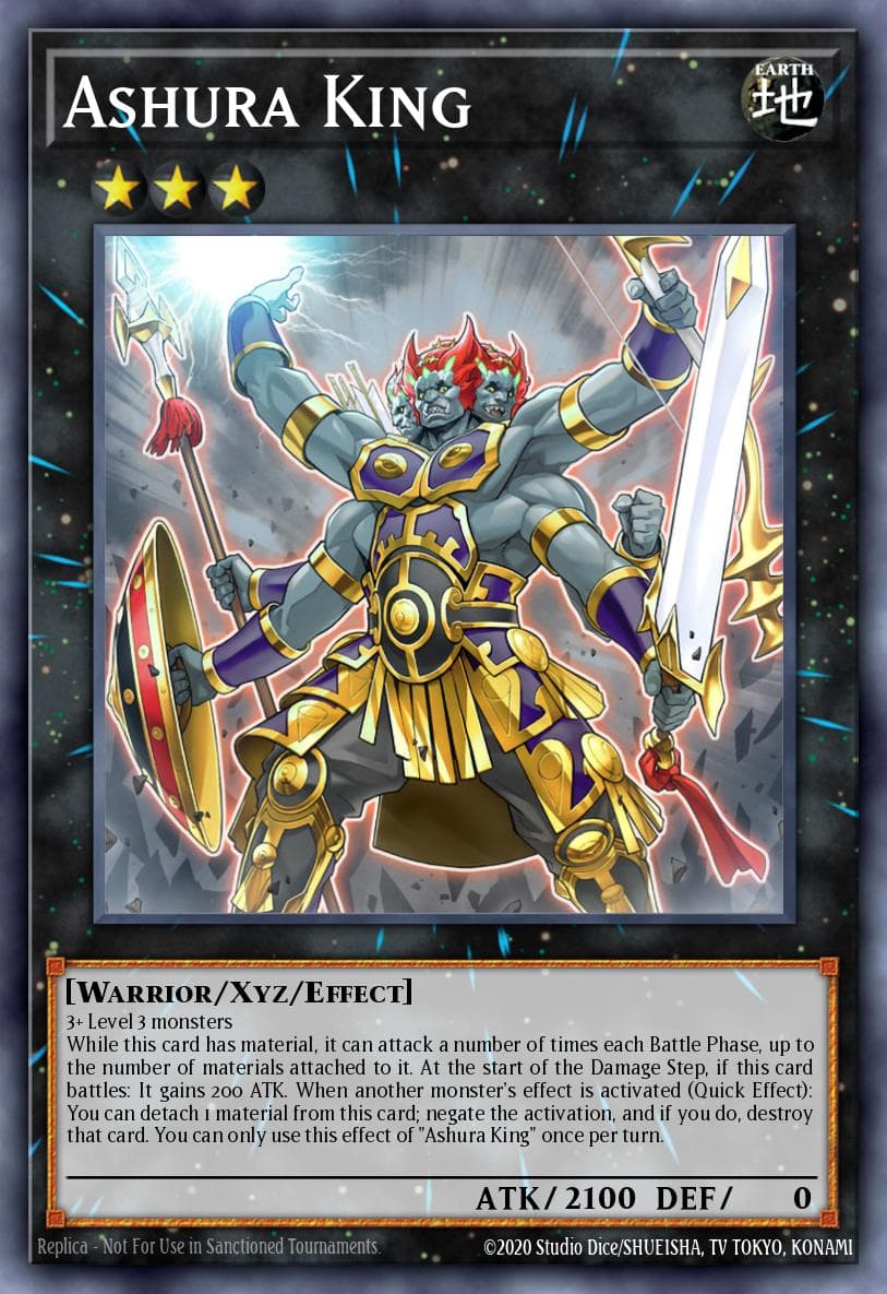Ashura King Power of the Elements card