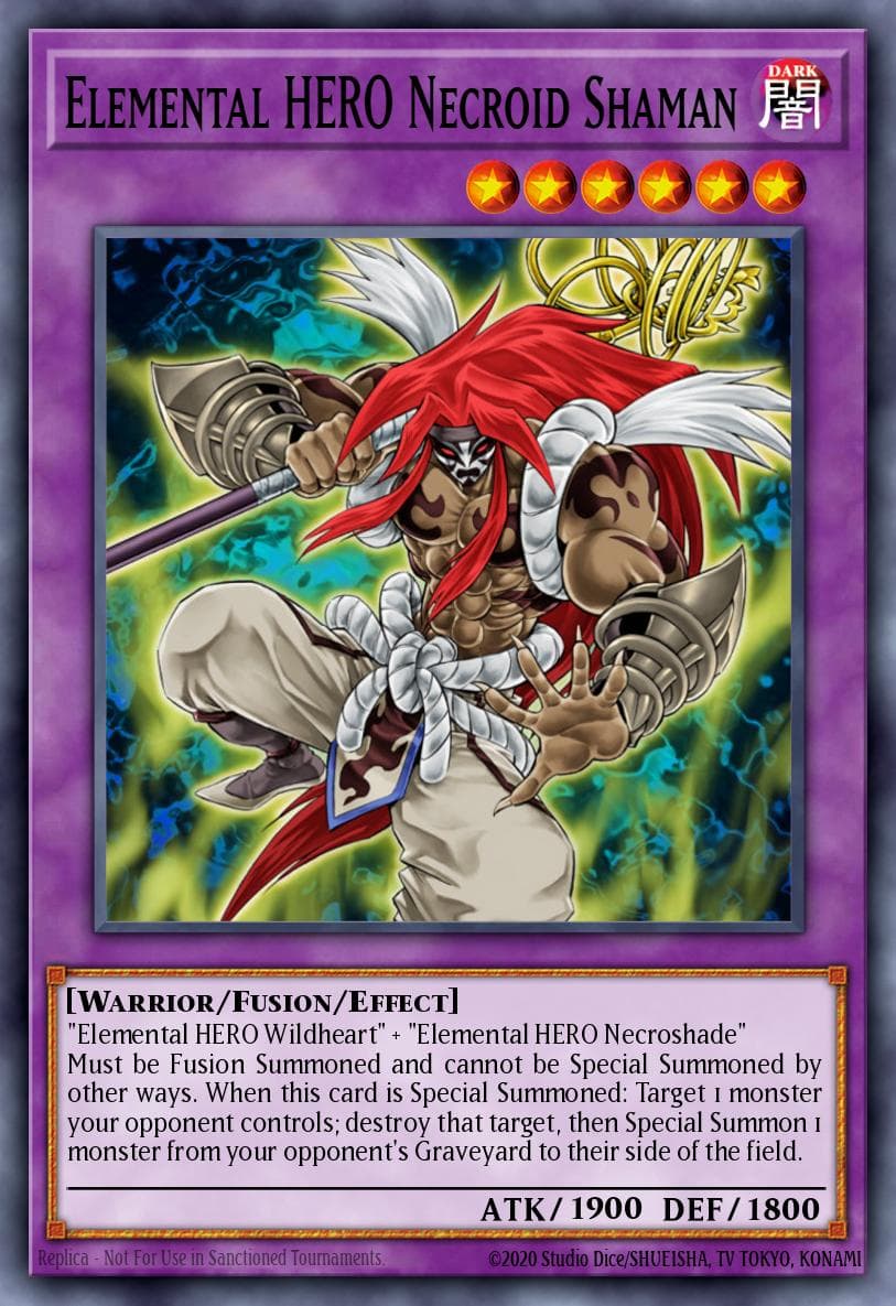 Elemental HERO Necroid Shaman Dark Revelation Volume 4 card
