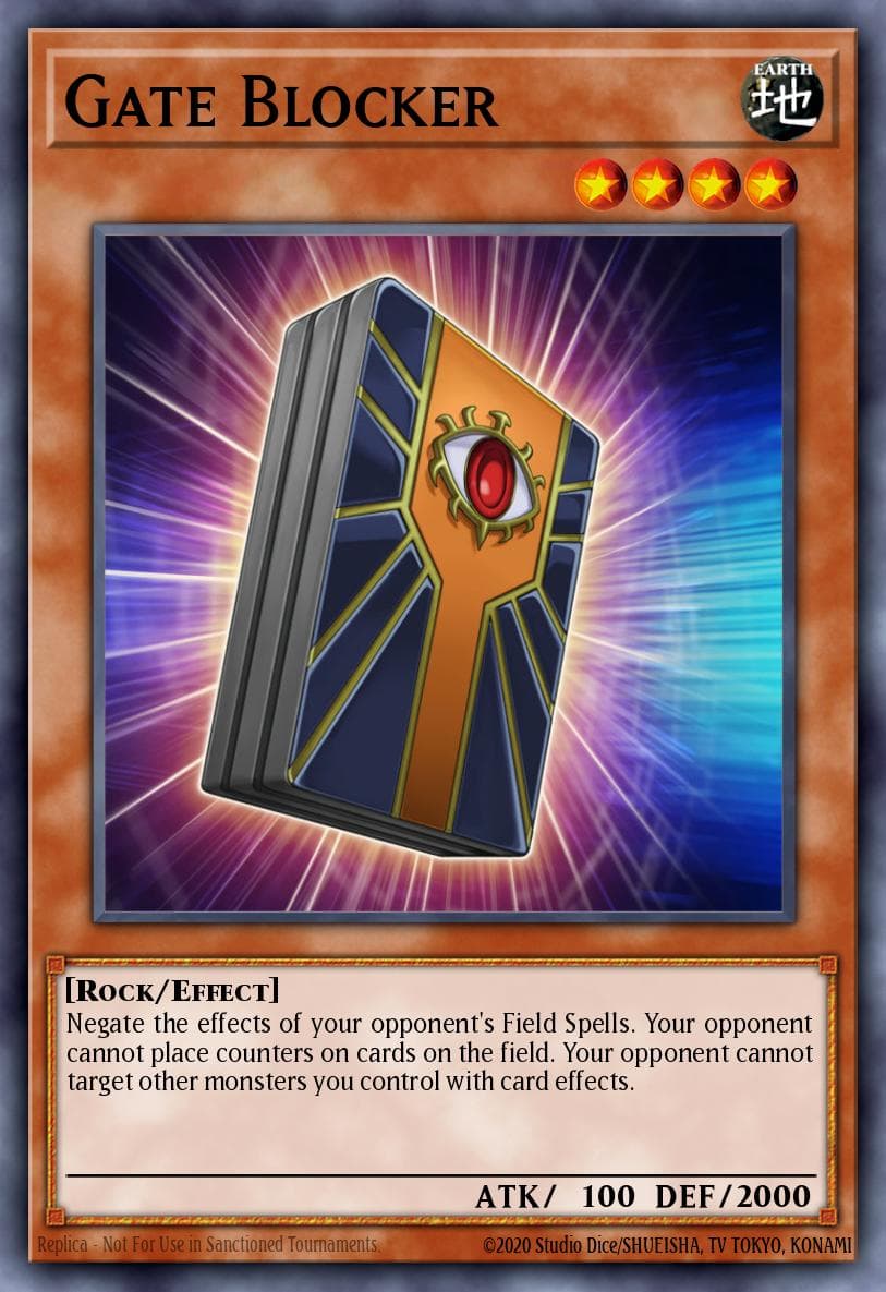 Gate Blocker Duel Devastator card