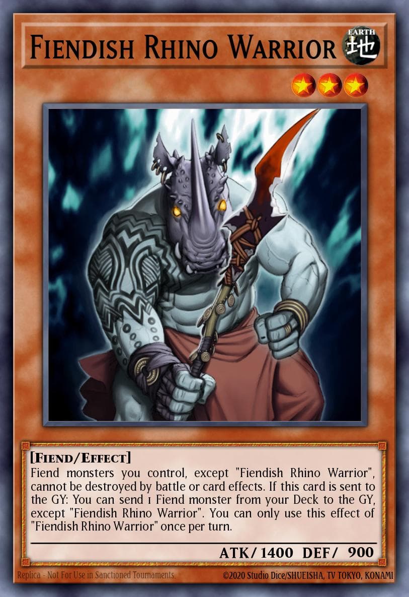Fiendish Rhino Warrior Breakers of Shadow: Special Edition card