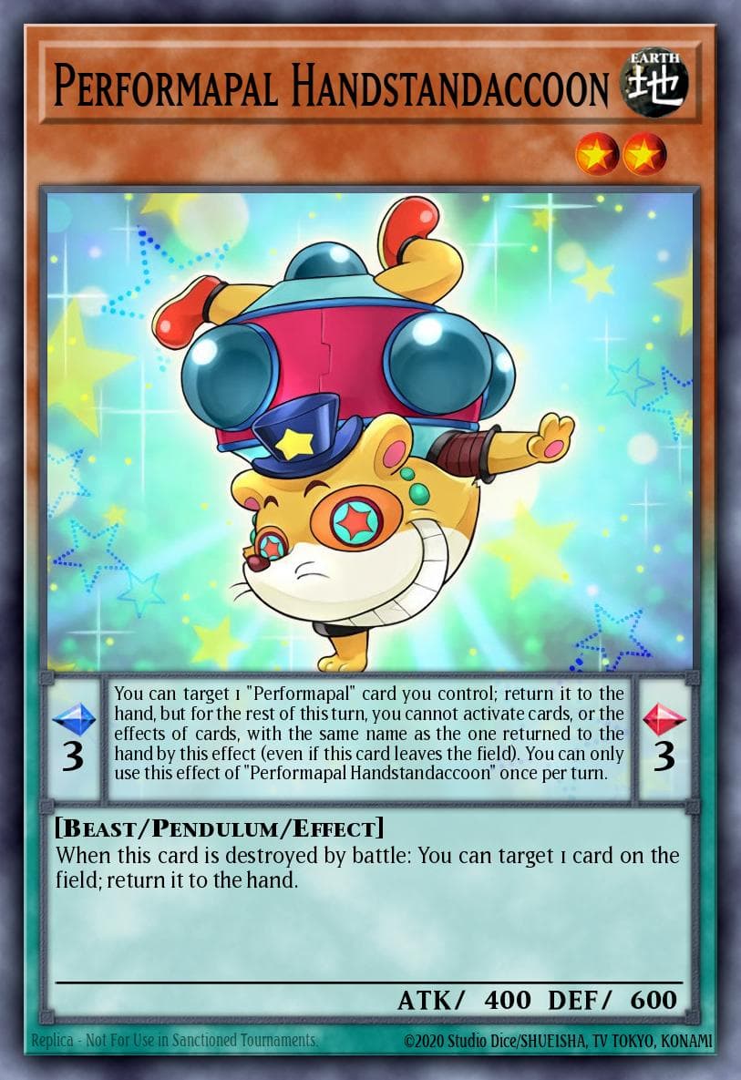 Performapal Handstandaccoon 2017 Mega-Tin Mega Pack card
