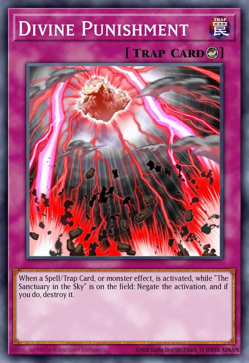 Divine Punishment 遊戲王 card
