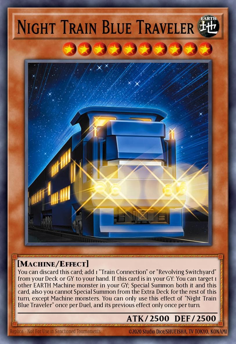 Night Train Blue Traveler Blazing Dominion card