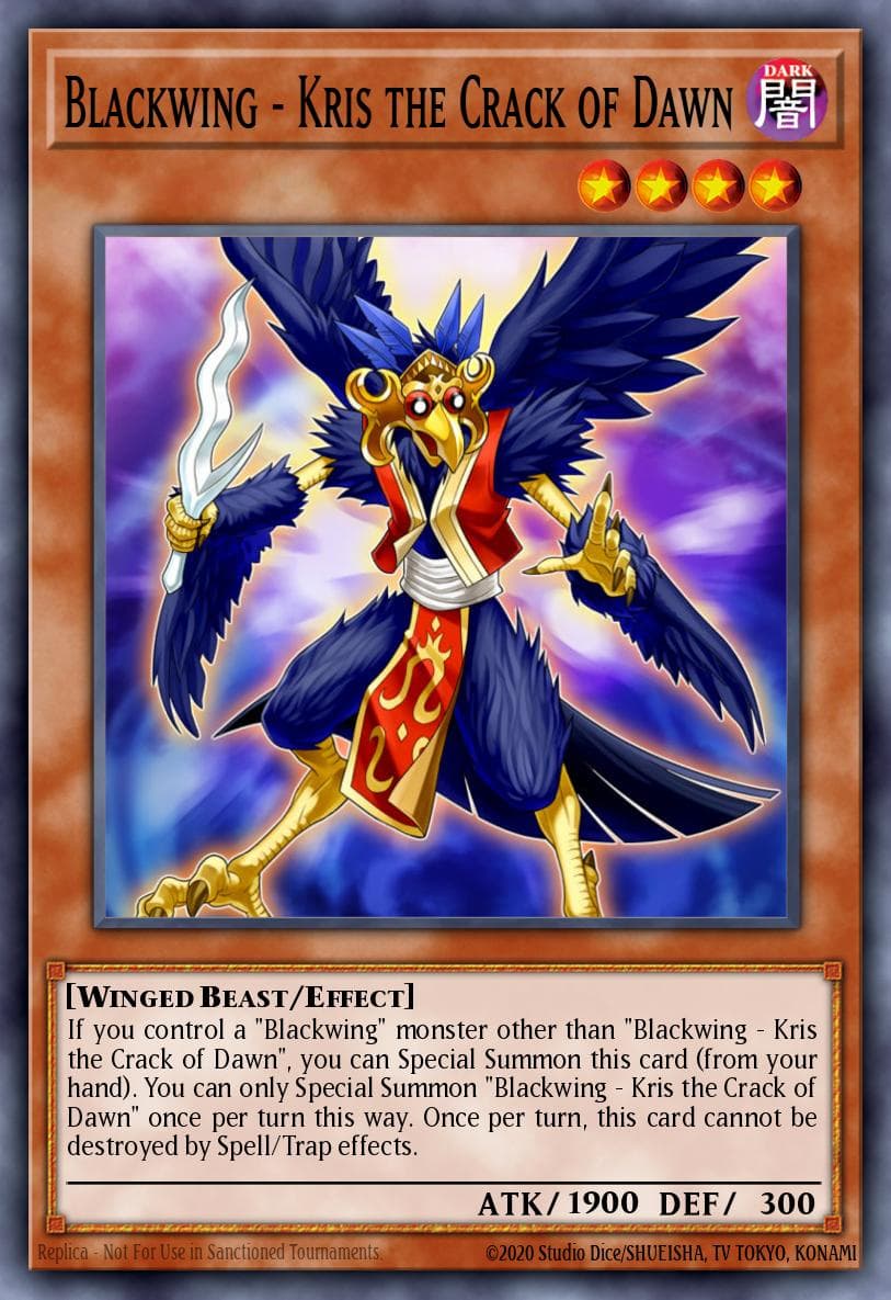 Blackwing - Kris the Crack of Dawn Battles of Legend: Chapter 1 card