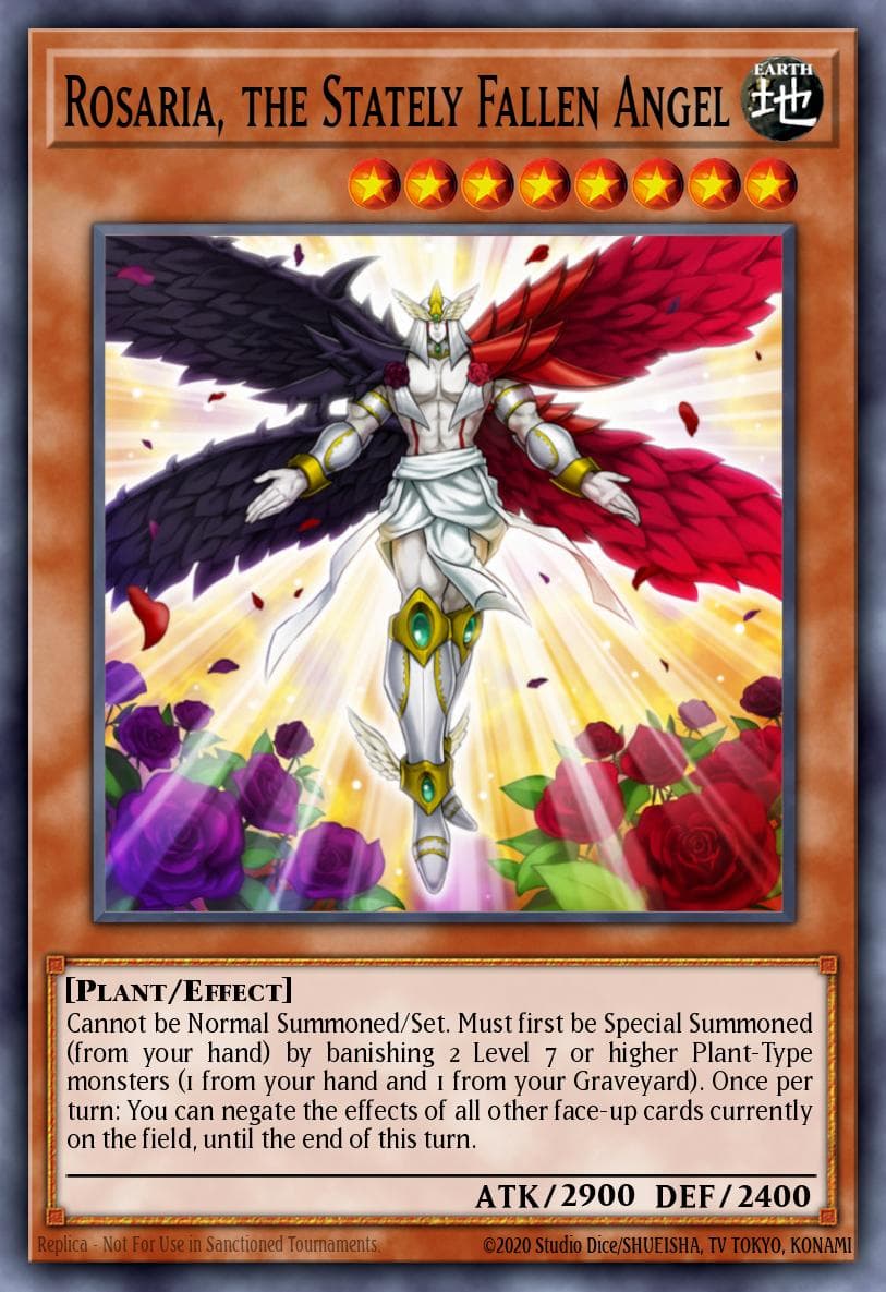 Rosaria, the Stately Fallen Angel Premium Collection Tin card