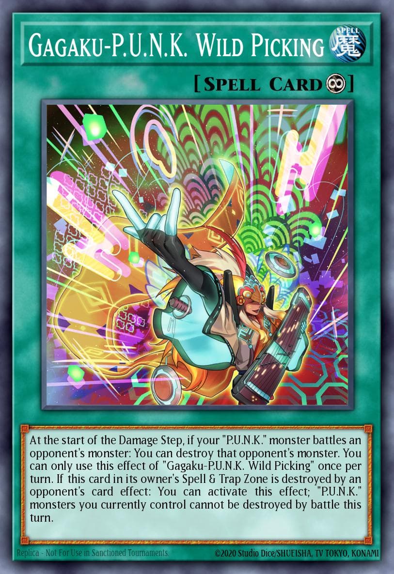 Gagaku-P.U.N.K. Wild Picking The Grand Creators card