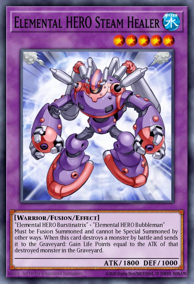 Elemental HERO Steam Healer Speed Duel GX: Duel Academy Box card