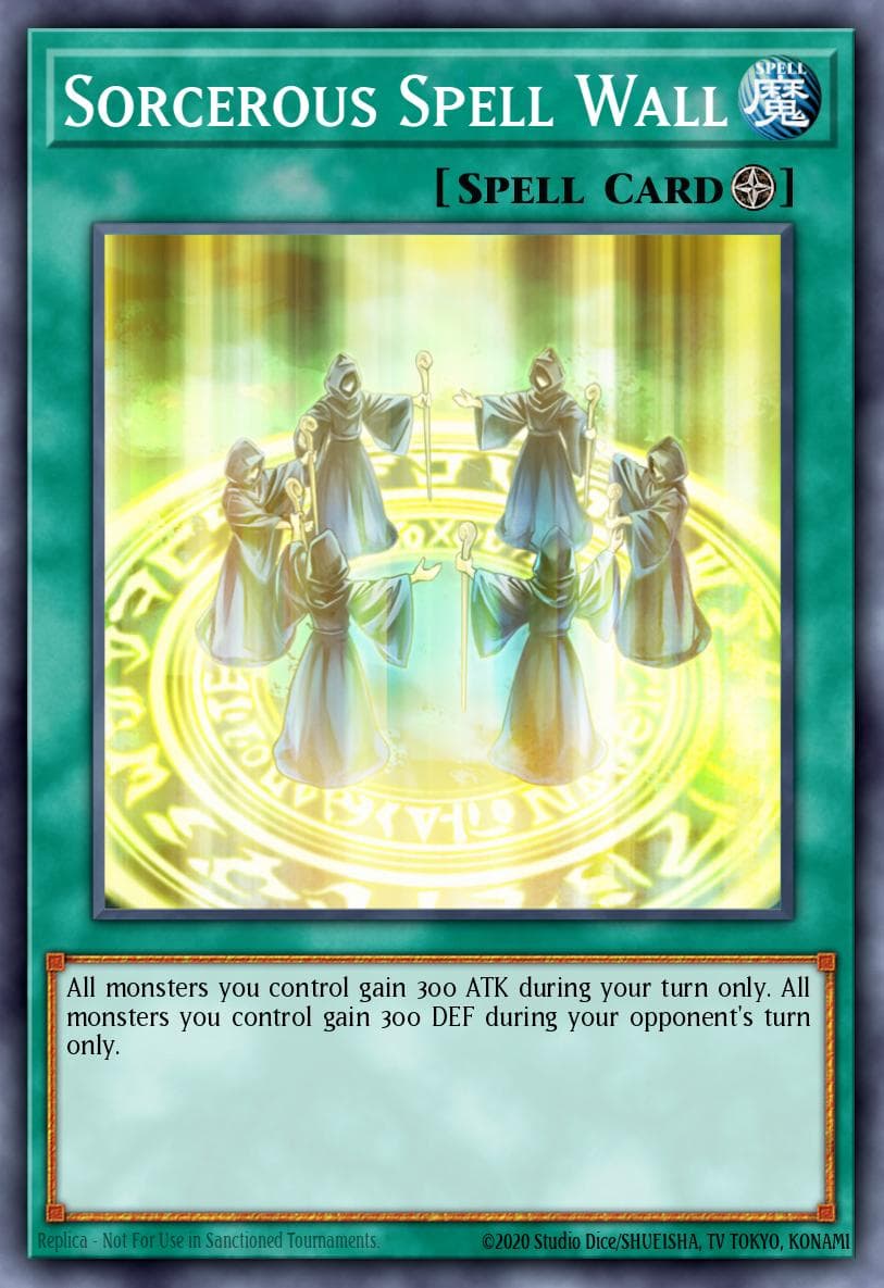 Sorcerous Spell Wall Super Starter: Space-Time Showdown card