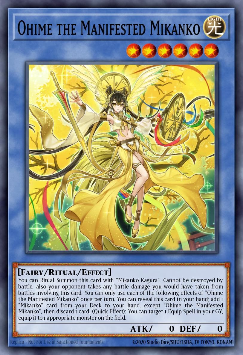 Ohime the Manifested Mikanko Amazing Defenders card