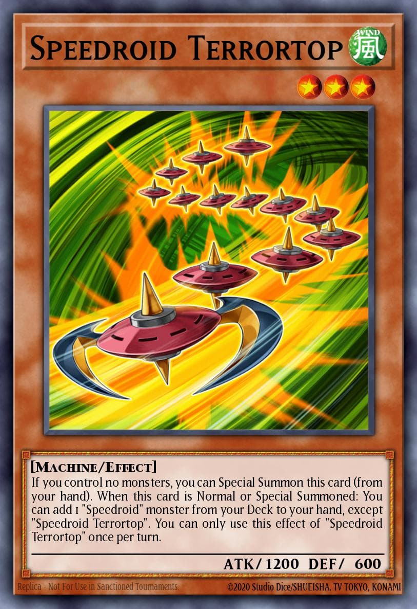 Speedroid Terrortop High-Speed Riders card