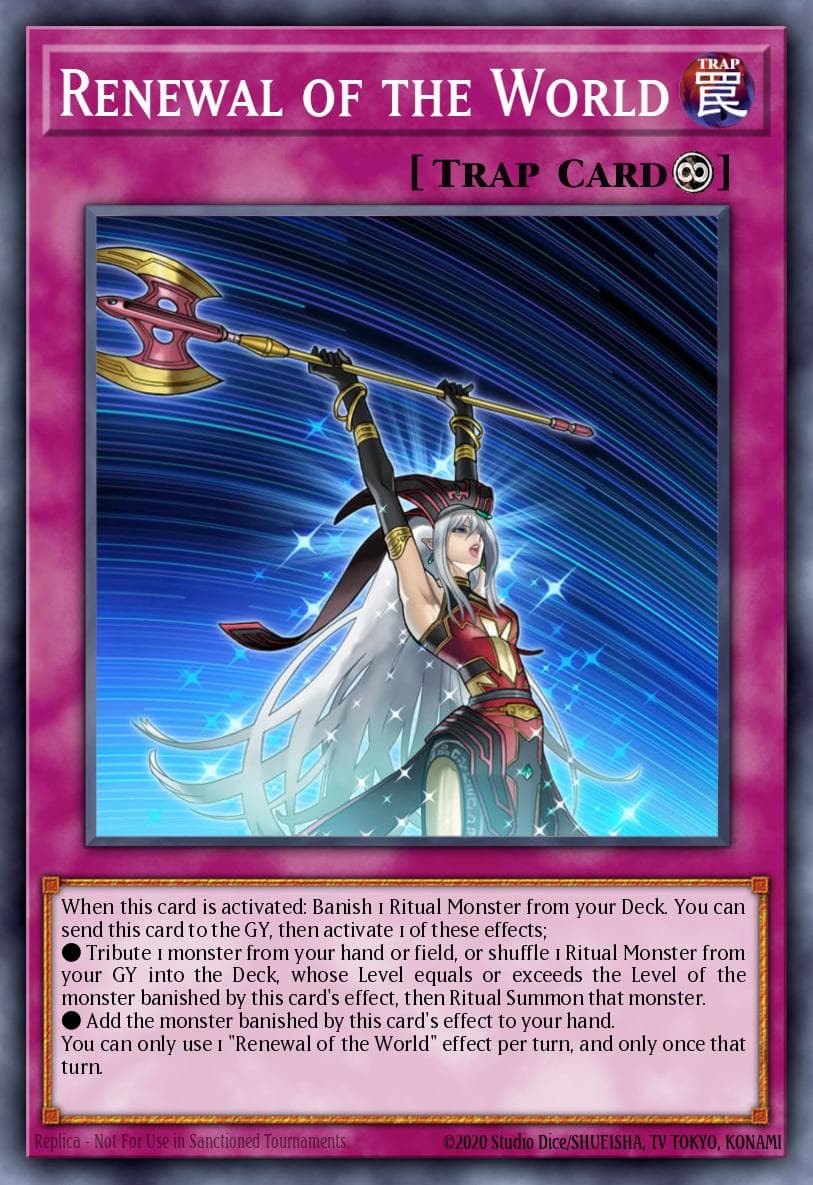 Renewal of the World Cybernetic Horizon Special Edition card