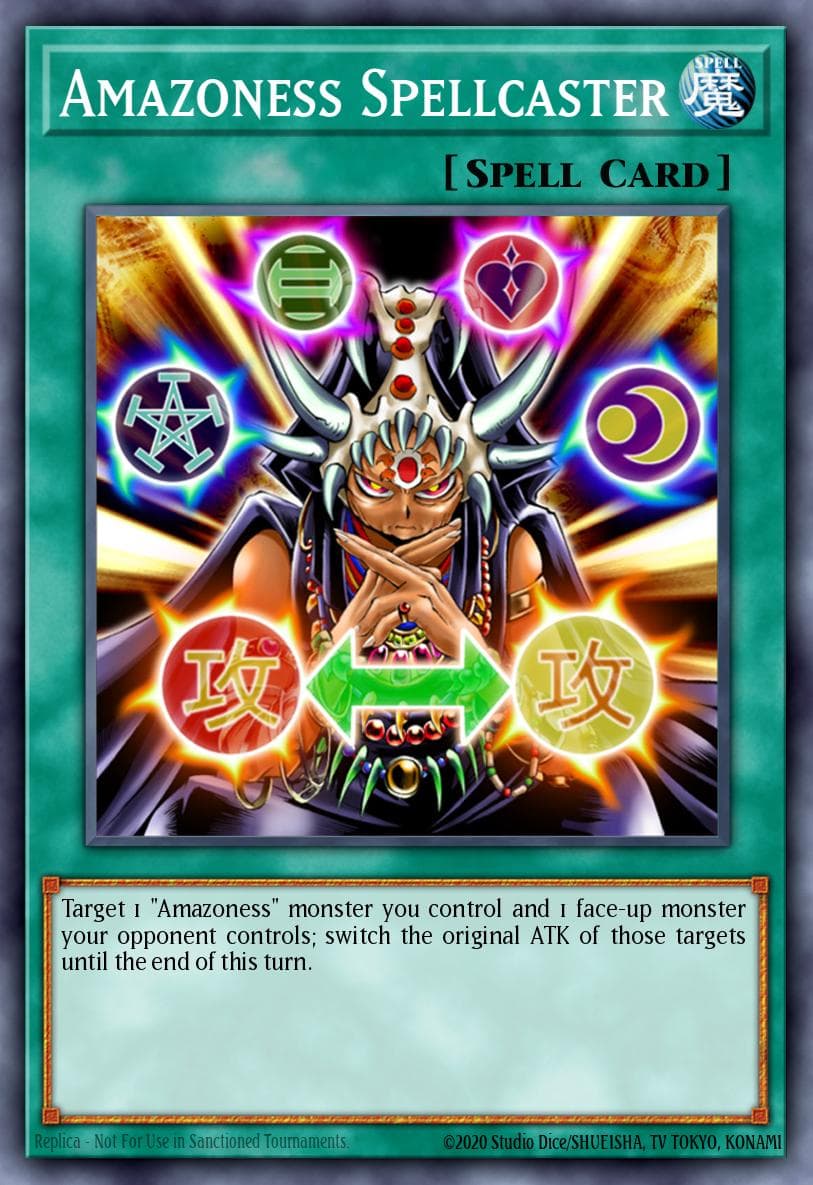 Amazoness Spellcaster Turbo Pack: Booster Four card
