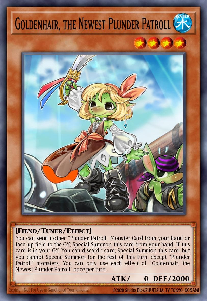 Goldenhair, the Newest Plunder Patroll Eternity Code Premiere! promotional card card