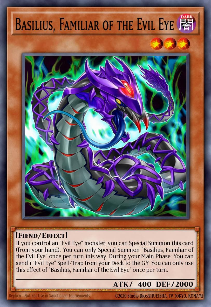 Basilius, Familiar of the Evil Eye The Infinity Chasers card