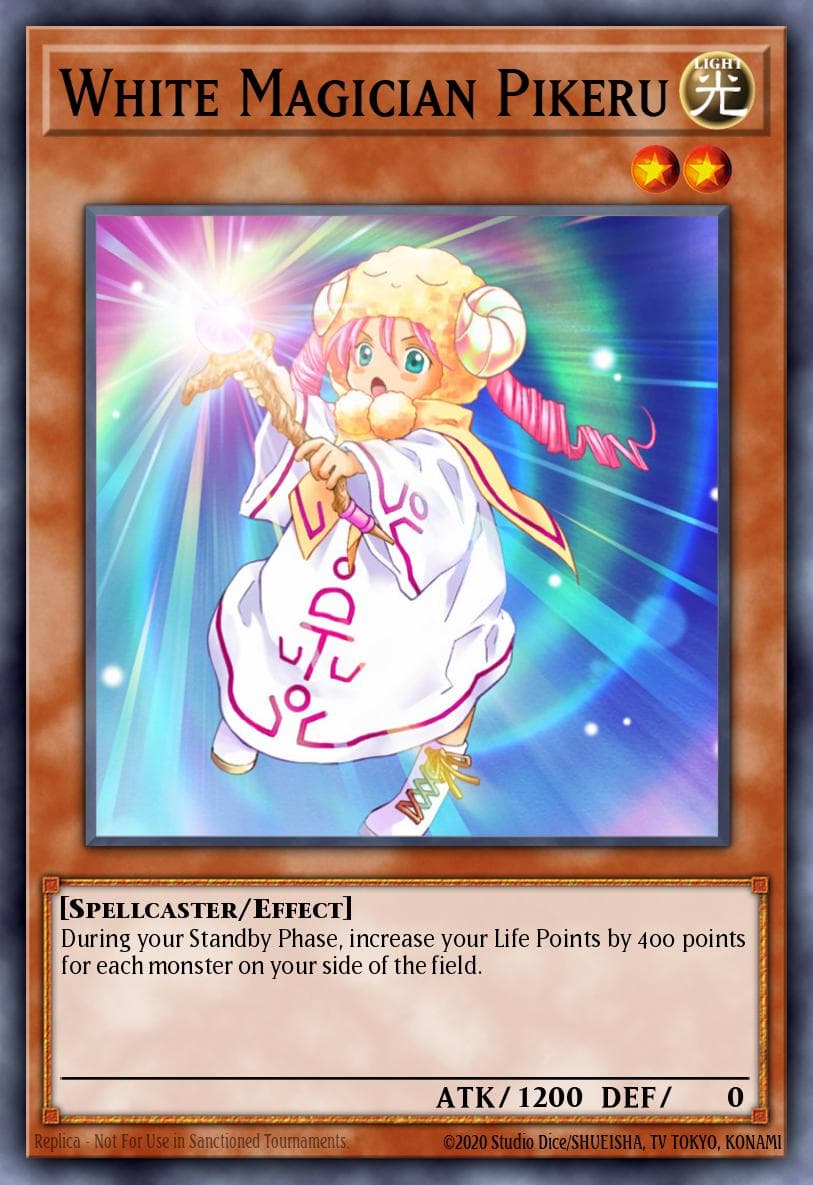 White Magician Pikeru Structure Deck: Spellcaster's Judgment card