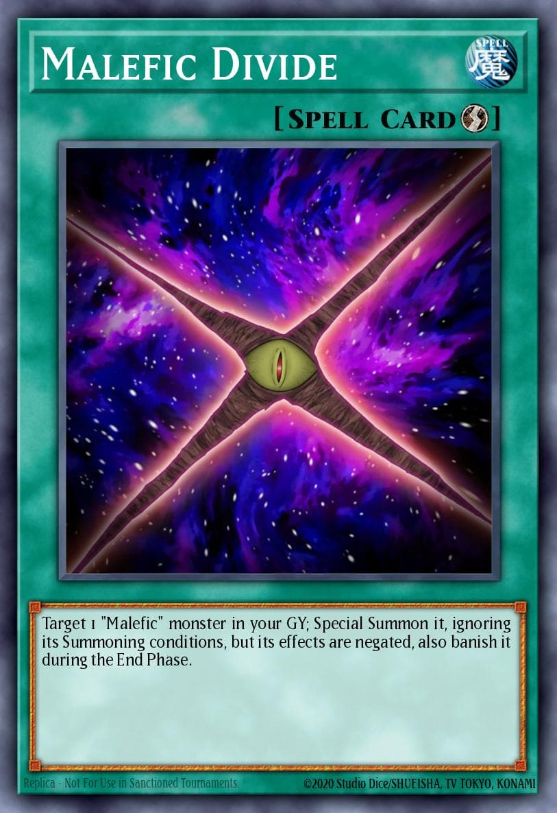 Malefic Divide Duel Overload card