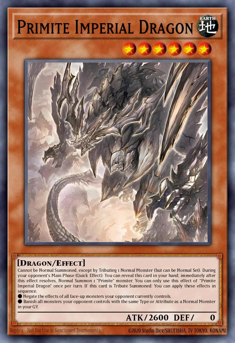 Primite Imperial Dragon Rage of the Abyss card
