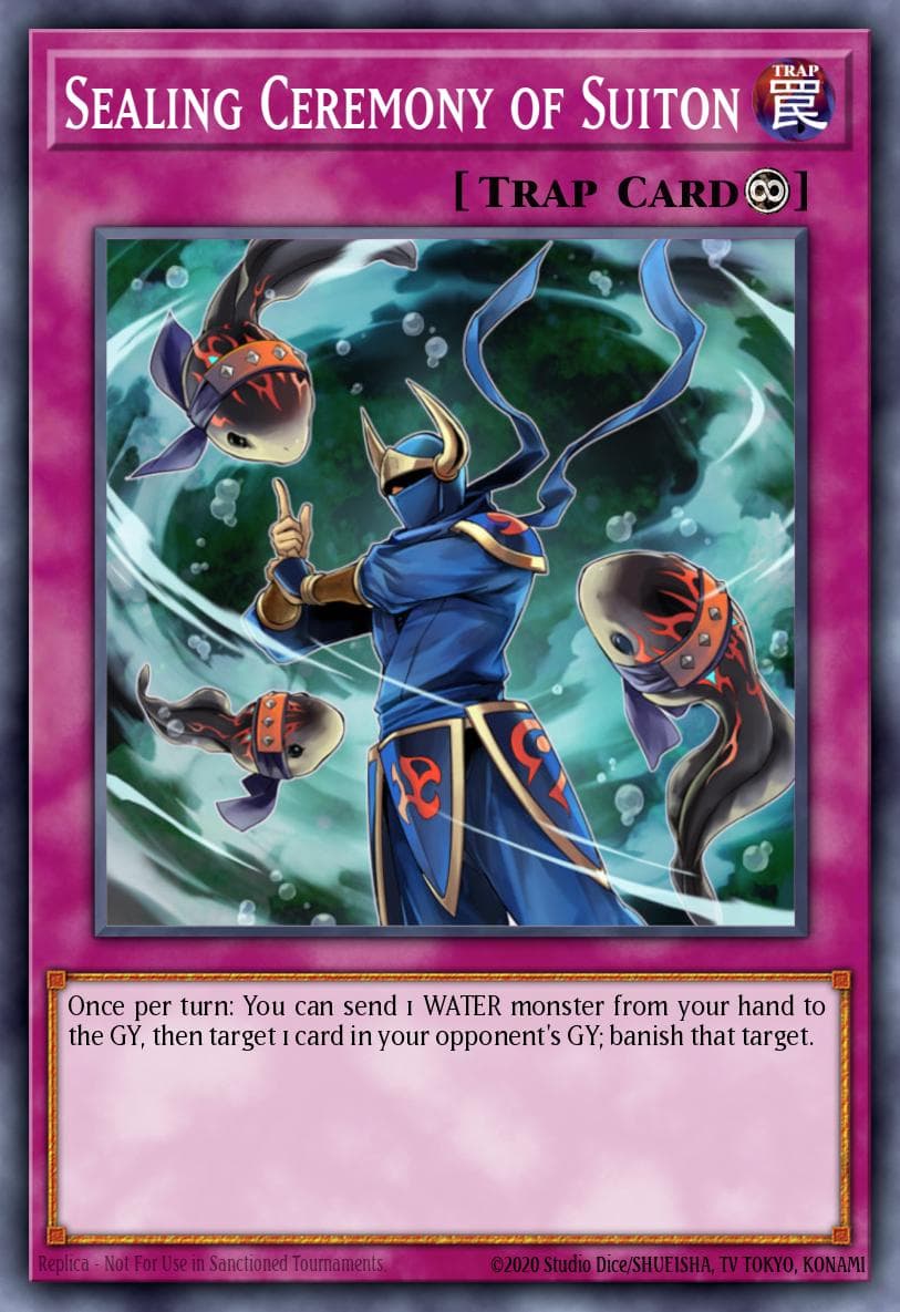 Sealing Ceremony of Suiton Photon Shockwave Sneak Peek Participation Card card