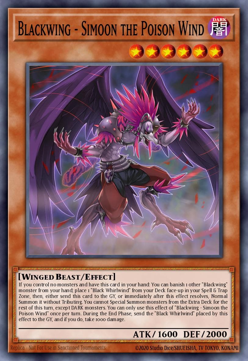 Blackwing - Simoon the Poison Wind Legendary Duelists: Season 2 card