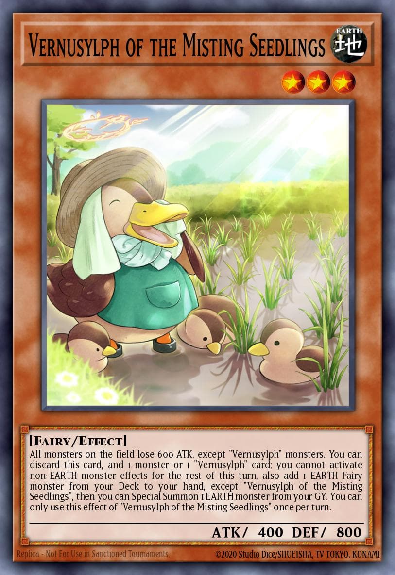 Vernusylph of the Misting Seedlings Darkwing Blast card
