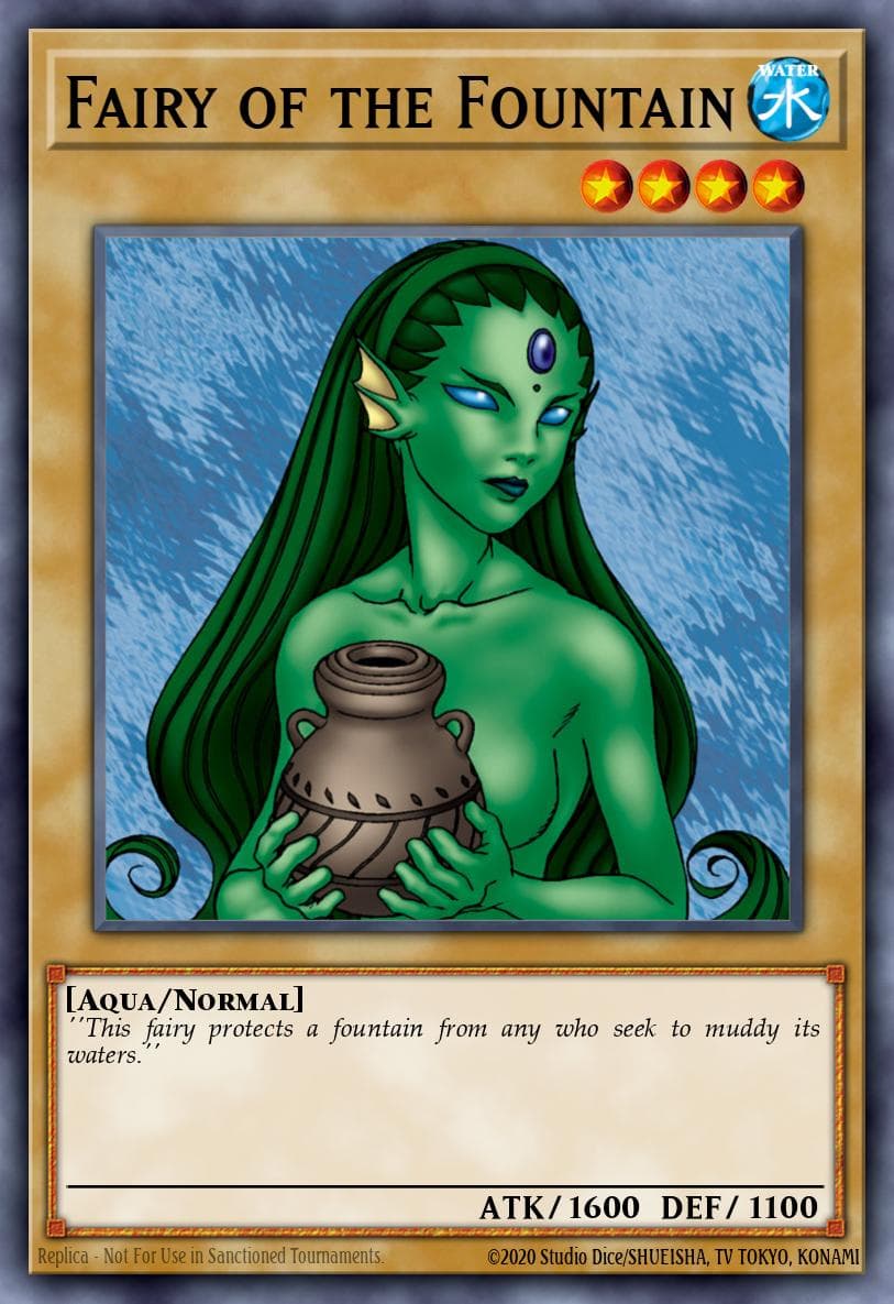 Fairy of the Fountain 游戏王 card