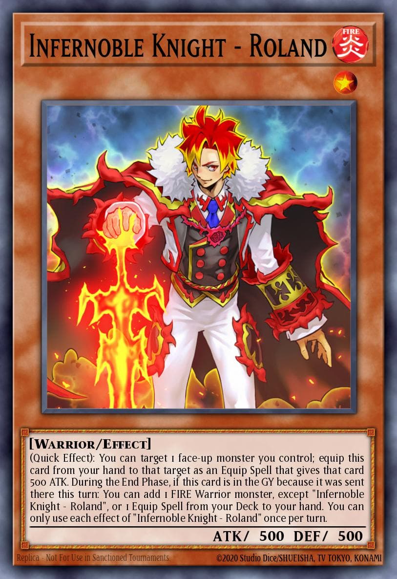 Infernoble Knight - Roland Amazing Defenders card