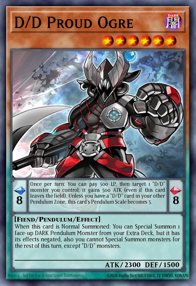 D/D Proud Ogre 游戏王 card