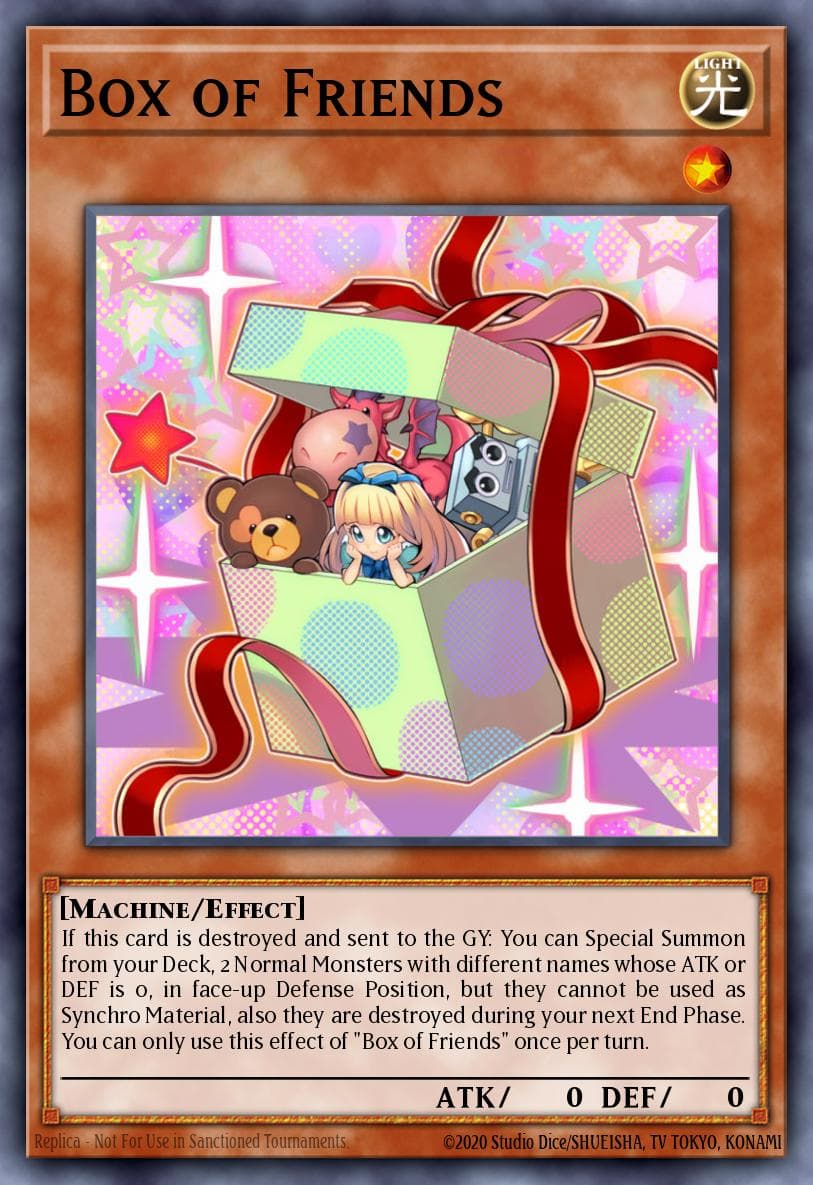 Box of Friends Number Hunters card