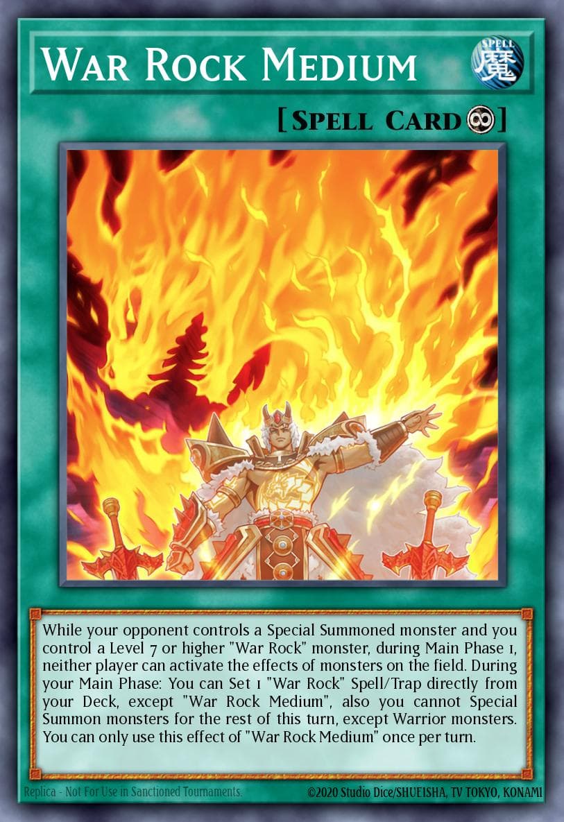 War Rock Medium Dimension Force card