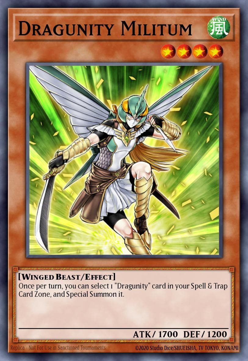 Dragunity Militum Dragunity Legion Structure Deck card